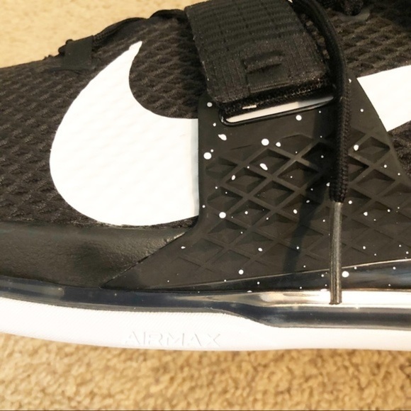 NIKE av6245-002 Air Force max 2 black speckled Size 18 shoes - Picture 8 of 9